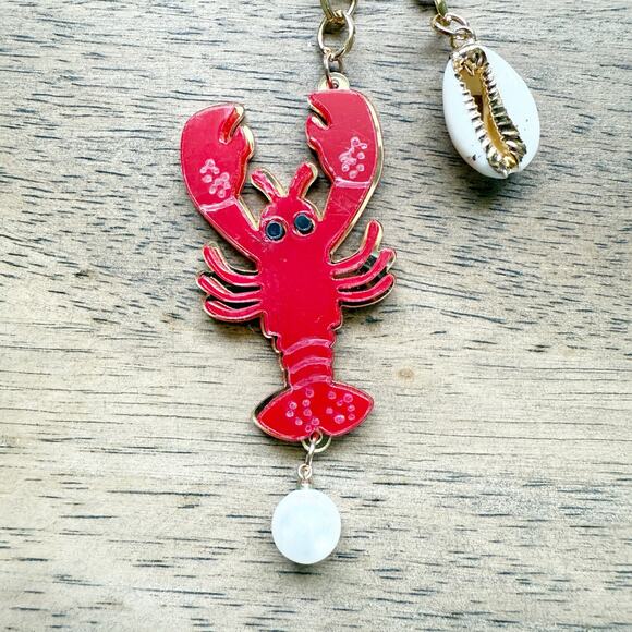 Fisherman Core Lobster Bag Charm / Key Chain - Picture 2 of 4